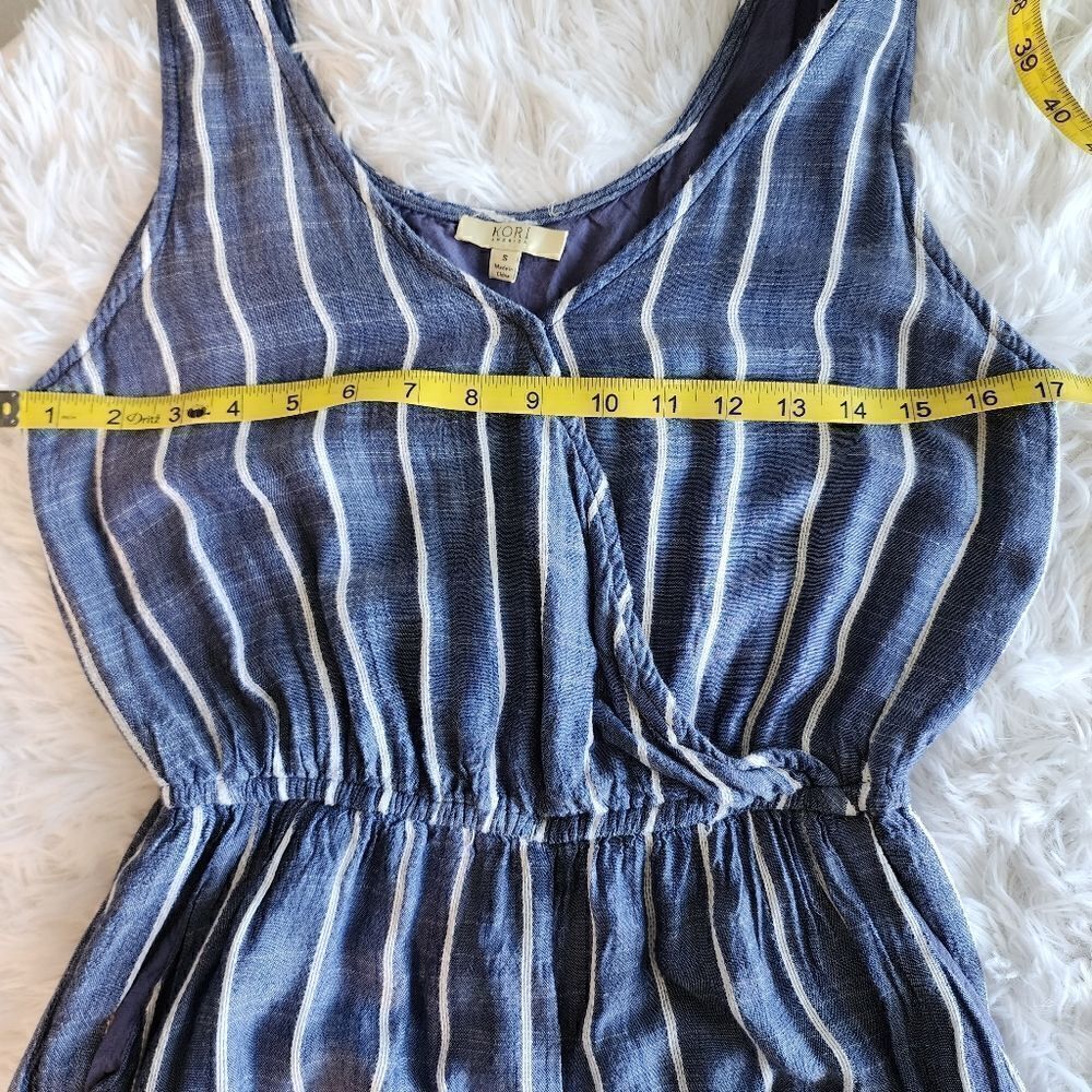Kori Sleeveless Striped Romper  - Picture 4 of 15